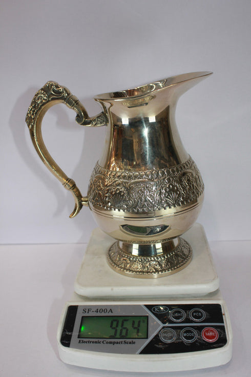 Brass Water Jug Pitcher 964g(Pack of 4)